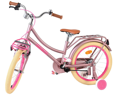 Volare fremragende børnecykel - piger - 18 tommer - mat pink
