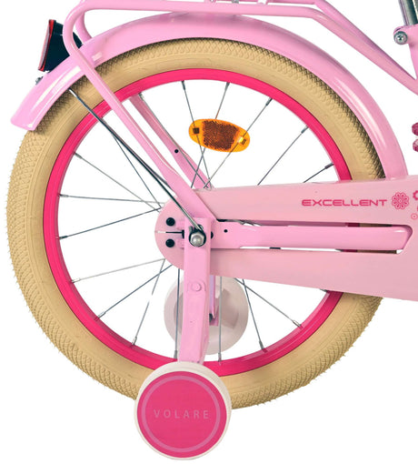 Volare excellent børnecykel - piger - 18 tommer - pink - 95% samlet