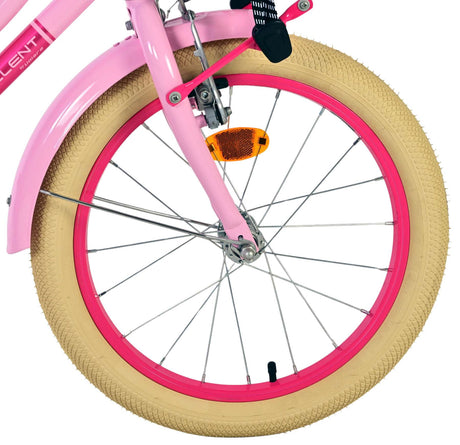 Volare excellent børnecykel - piger - 18 tommer - pink - 95% samlet