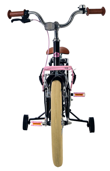 Volare fremragende børnecykel - piger - 18 tommer - sort - 95% samlet