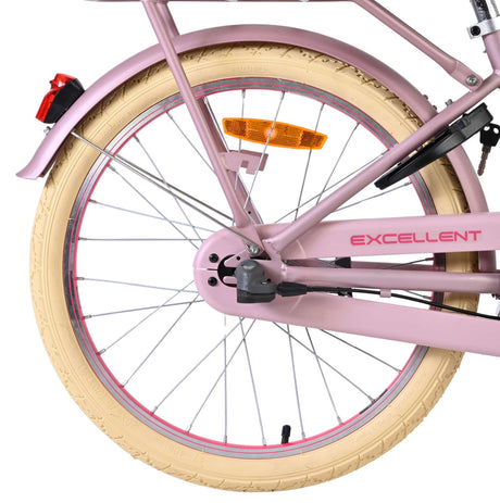 Volare fremragende børnecykel - piger - 20 tommer - mat pink - 3 gear