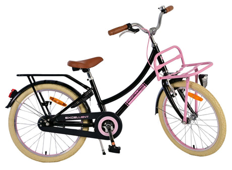 Volare fremragende børnecykel - piger - 20 tommer - sort