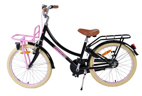 Volare fremragende børnecykel - piger - 20 tommer - sort