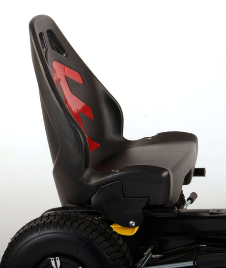 Volare go kart racerbil - drenge - store - pneumatiske dæk - sorte