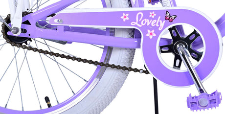 Volare dejlig børnecykel - piger - 20 tommer - lilla