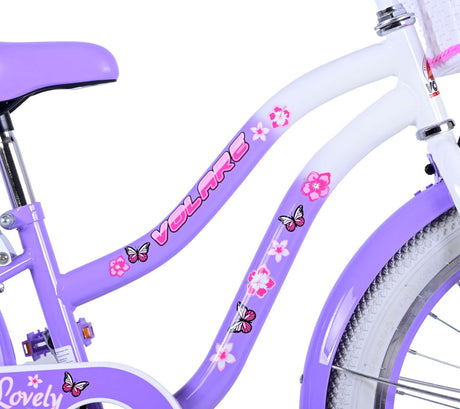 Volare dejlig børnecykel - piger - 20 tommer - lilla