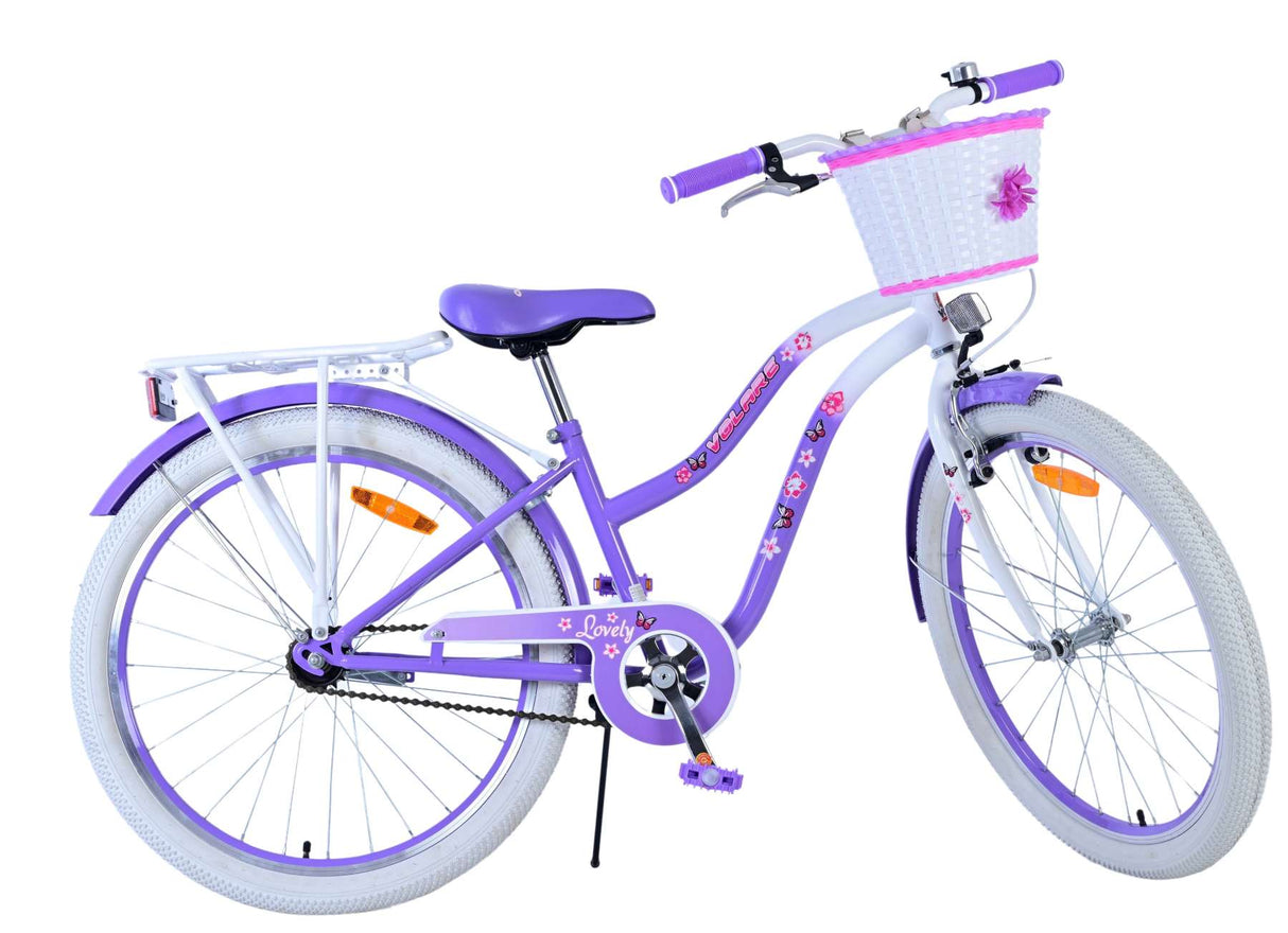 Volare dejlig børnecykel - piger - 24 tommer - lilla