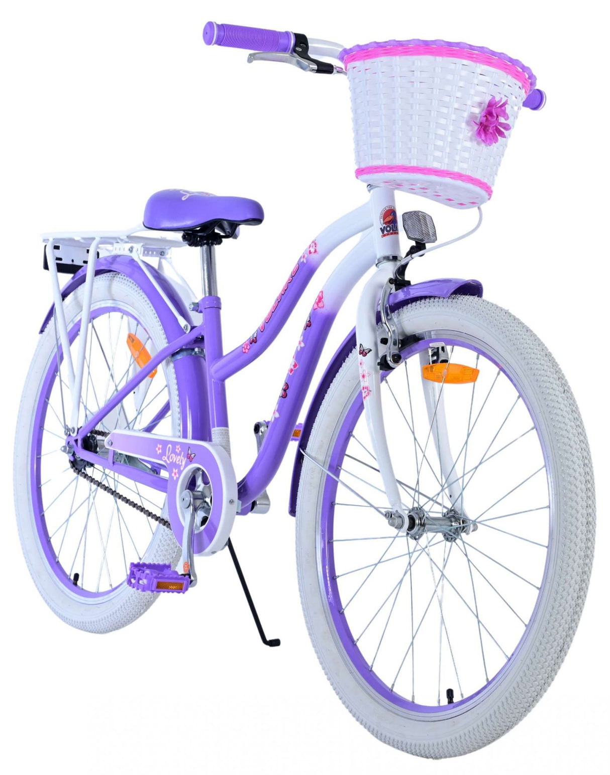 Volare dejlig børnecykel - piger - 24 tommer - lilla