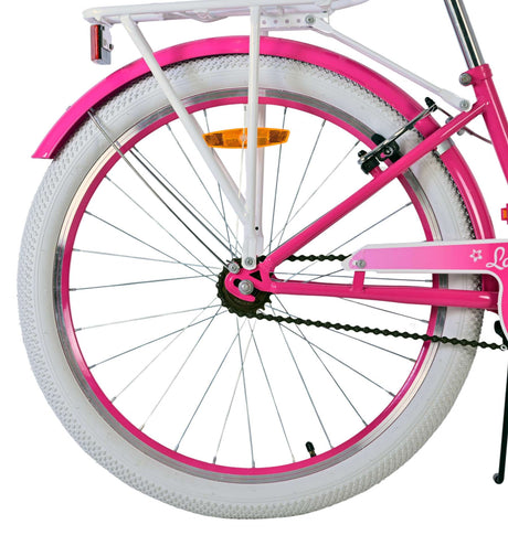 Volare dejlig børnecykel - piger - 24 tommer - pink - to håndbremser