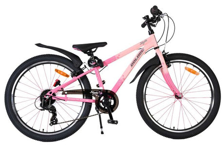 Volare mystic børnecykel - 24 tommer - pink - 7 gear