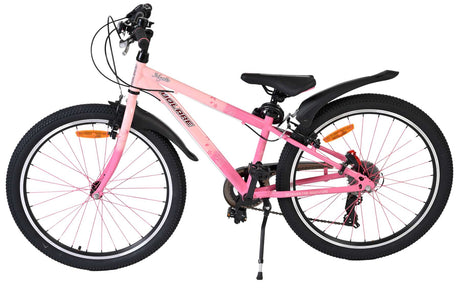 Volare mystic børnecykel - 24 tommer - pink - 7 gear