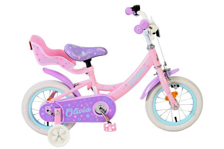 Volare olivia børnecykel - piger - 12 tommer - pink