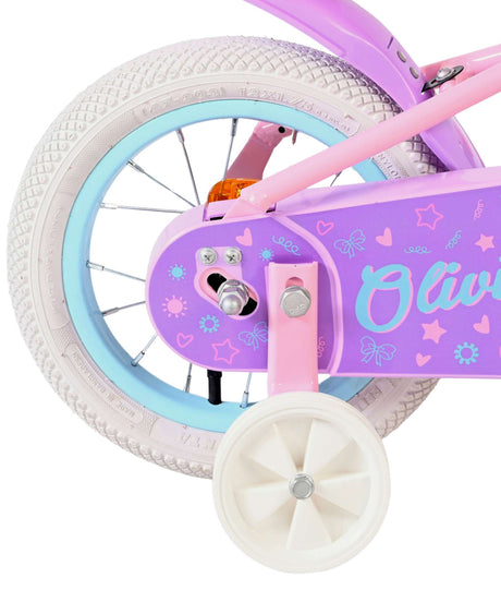 Volare olivia børnecykel - piger - 12 tommer - pink