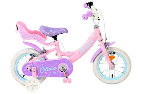 Volare olivia børnecykel - piger - 12 tommer - pink - to håndbremser