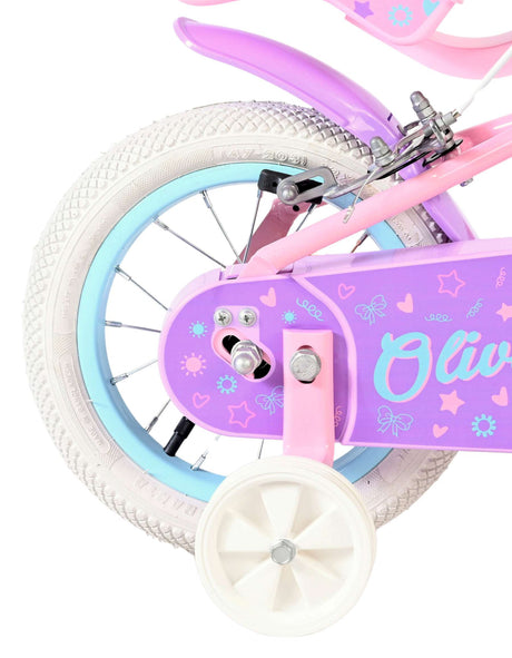 Volare olivia børnecykel - piger - 12 tommer - pink - to håndbremser