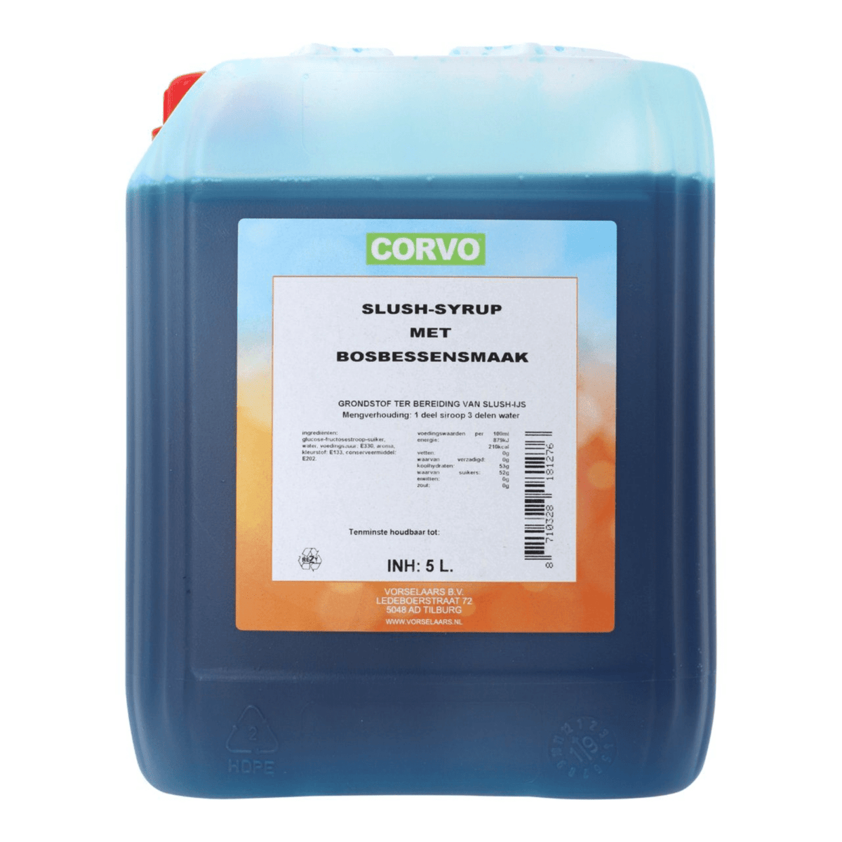 Corvo slush sirup blåbær (5 liter)