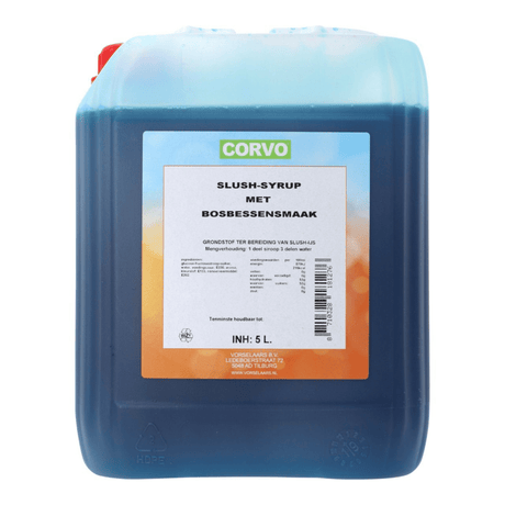 Corvo slush siroop bosbessen (5 liter)