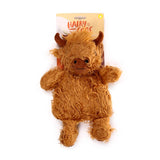 Highland cow plys mikroovn varmepakke lavendel hvede