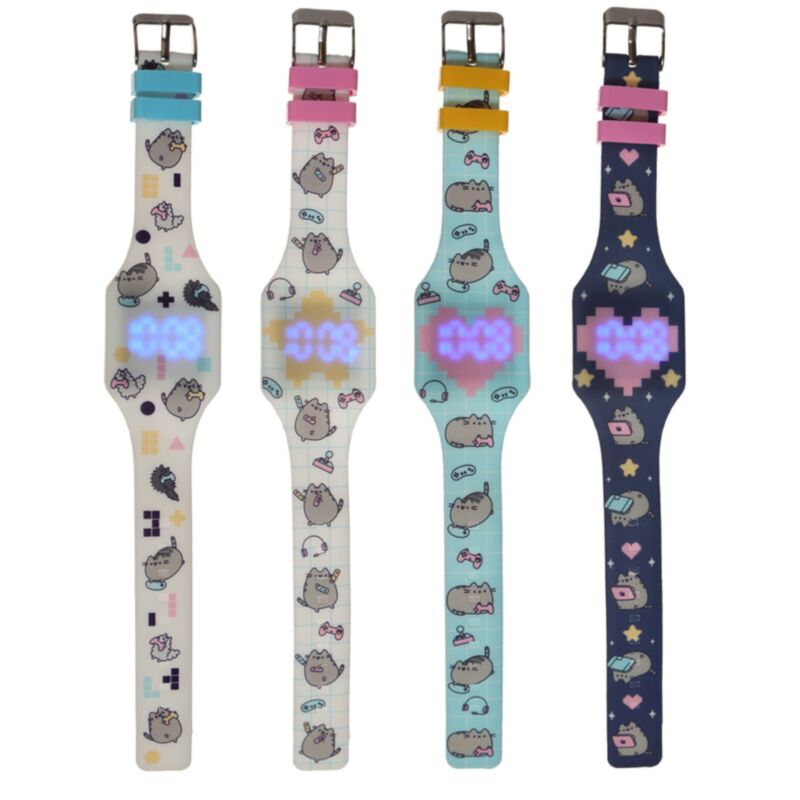 Union pusheen cat digitalt silikone ur