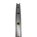 Ryde fælg zac 421 28 622 sølv ano 32 14g