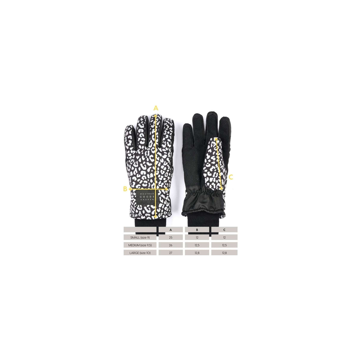 Weathergoods Sverige Refl. Handsker Luna Leopard L