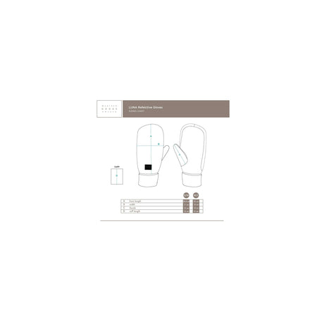 Weathergooods Sverige Reflekterende Wanten Luna Leopard M L