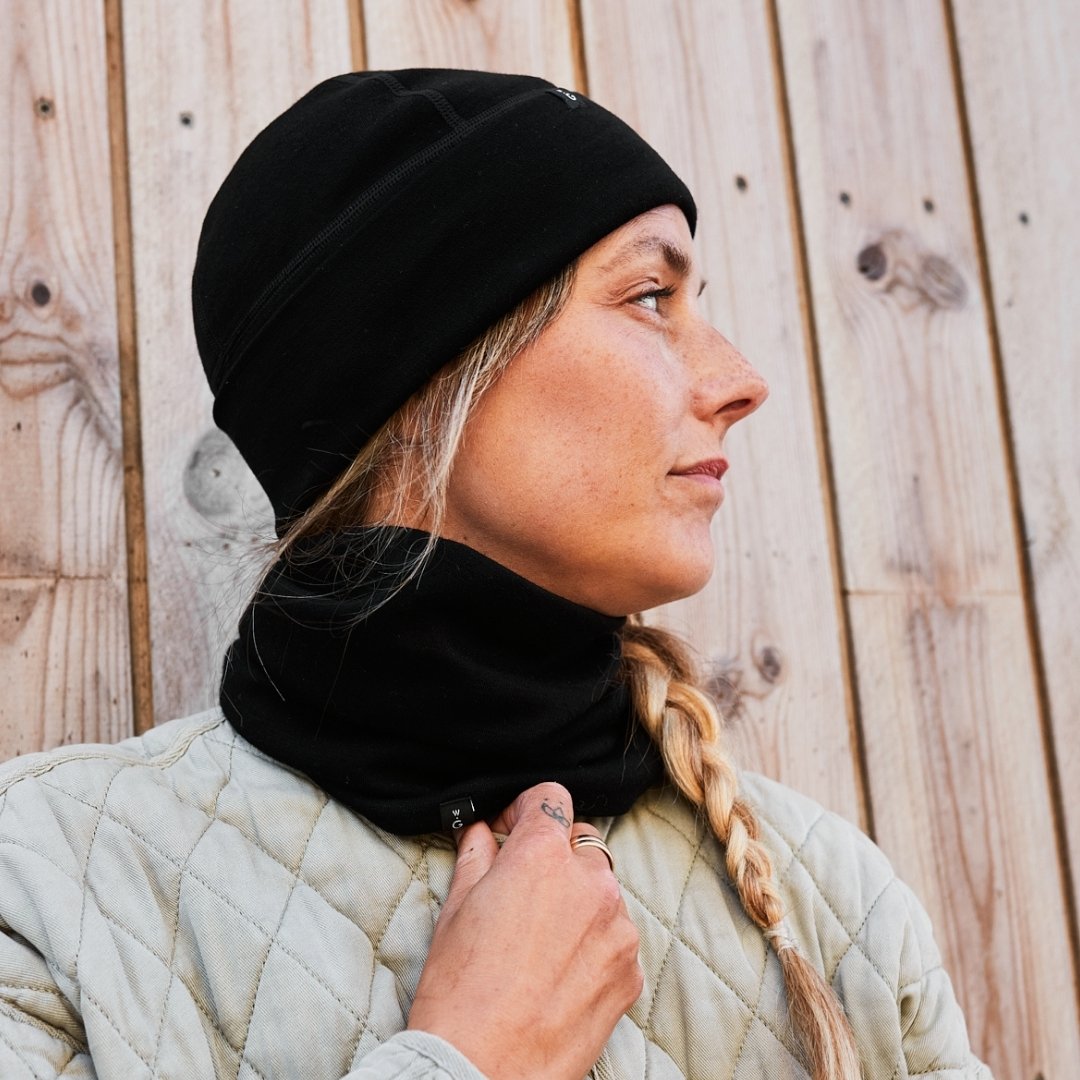 Weathergoods Sweden Kol Merino Neckwarmer Sort