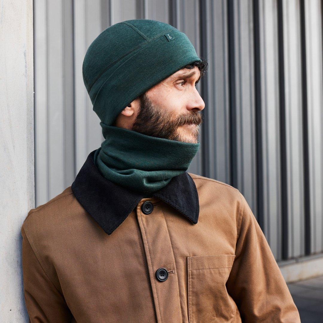 Weathergoods sverige kol merino halsvarmer grøn