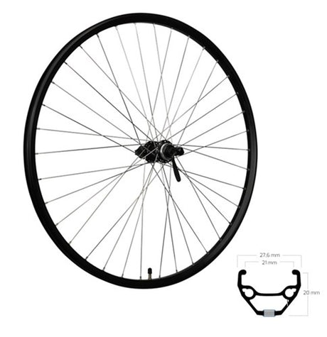 Roland baghjul 28 Ryde Taurus21 FHQC300 ZILV. talte
