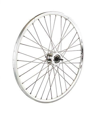Baghjul 28 tommer 622 sølv 7v rullebrake spaak 13