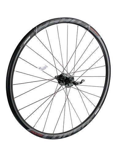 Baghjul 28 tommer løb sort 11V Corsa 6-huller skivebremse 28sp