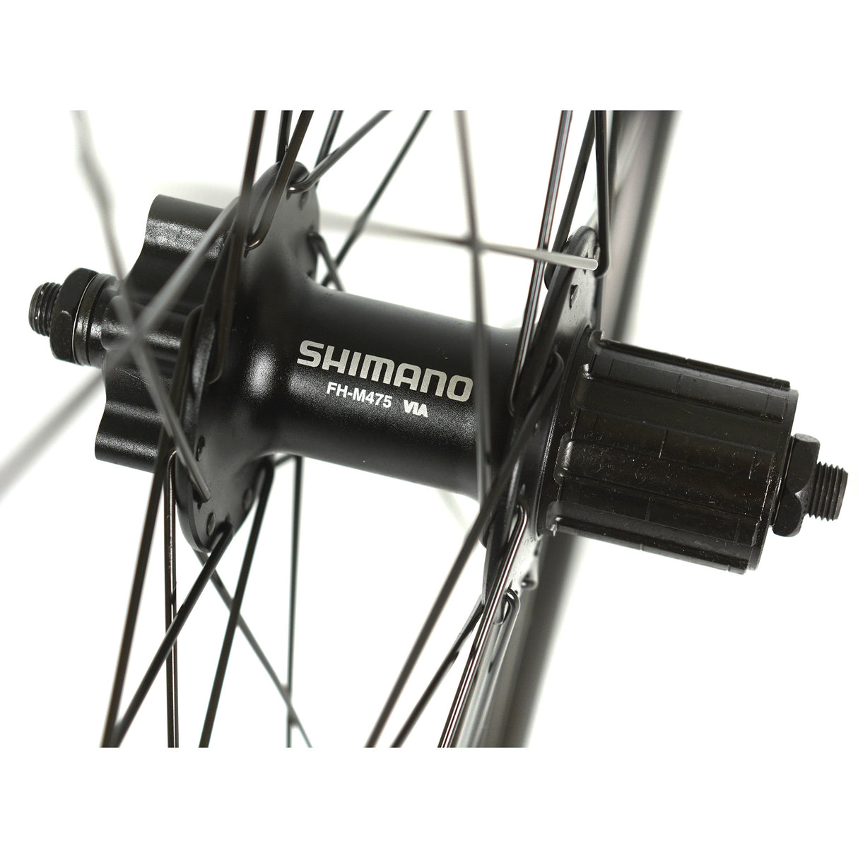 Velox baghjul 28 grus 19 shimano m475 skive 135mm qr