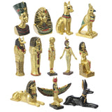 Egyptiske pyramide miniature figurer