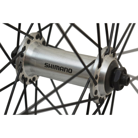 Velox forhjul 28 m240 9x4 rustfrit stål - spaak sort