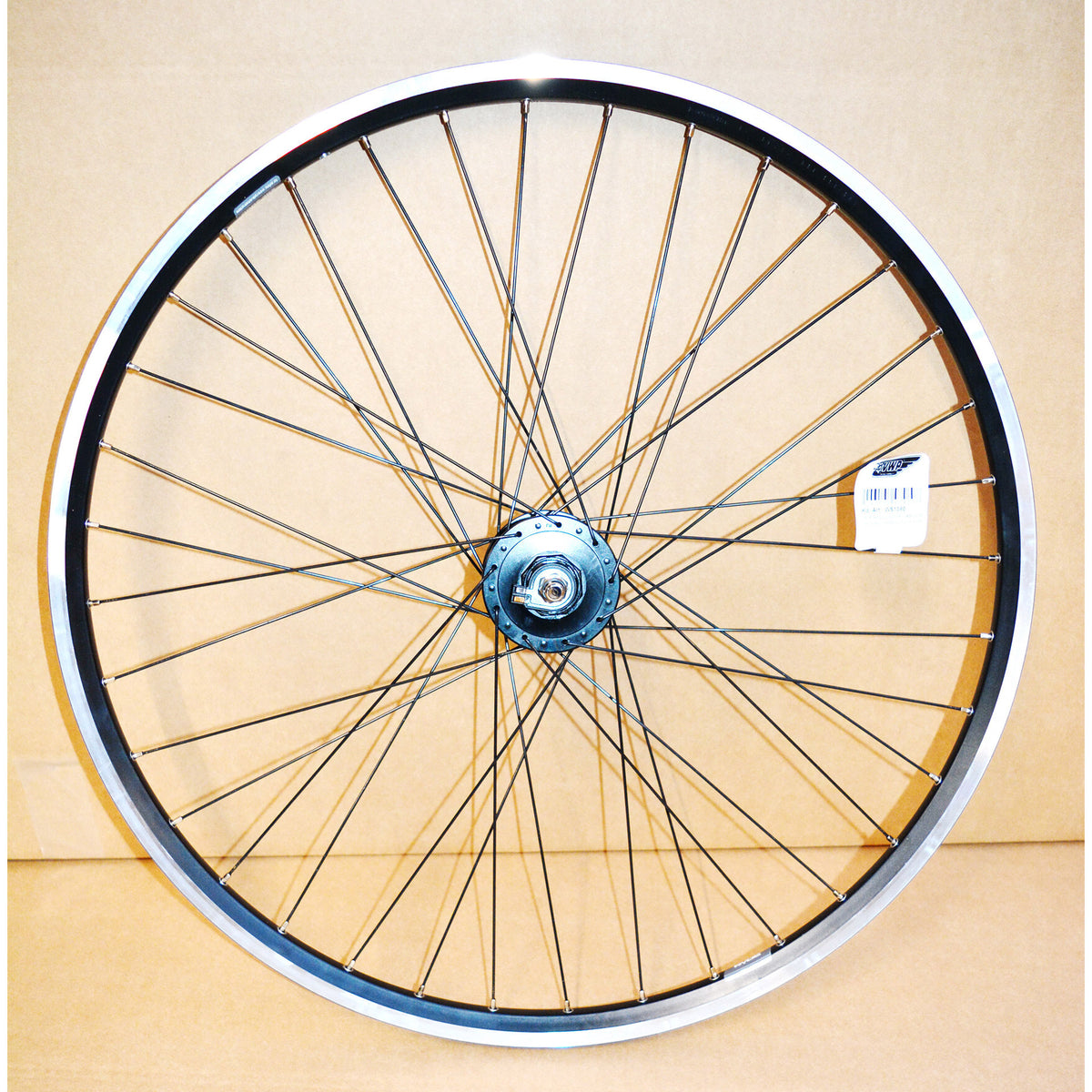 Ryde Voorwiel 28 ZAC2000 Black Hub -Dynamo Rustfrit stål eger