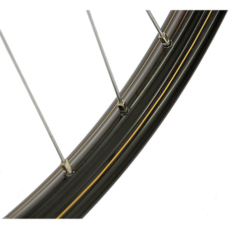Roland forhjul 28-11 2 635 med gylden trim sort