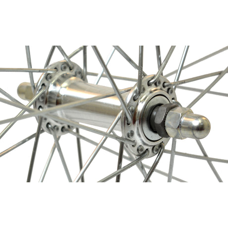 Roland forhjul 28-11 2 635 med gylden trim sort