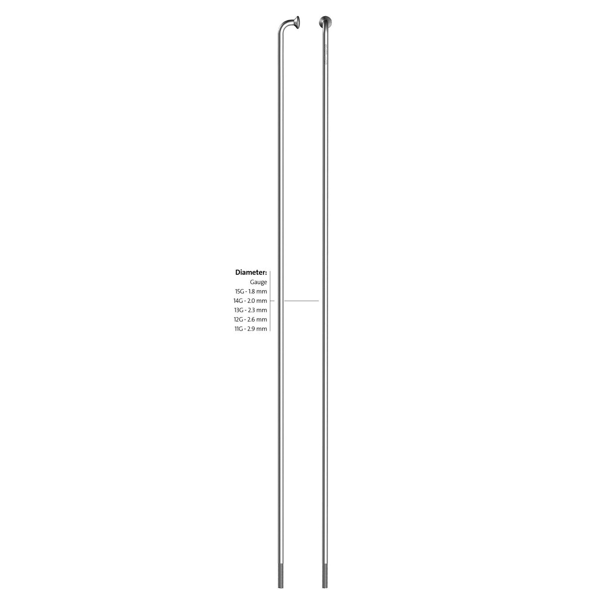 Spaken 264-14 SAPIM -leder Ø2,00 mm FG 2,3 - Rustfrit stål (100 stykker)