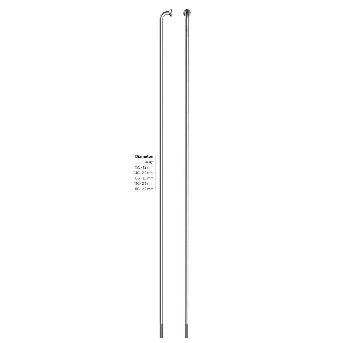 Spaken 284-14 SAPIM -leder Ø2,00 mm FG 2.3 - Rustfrit stål (100 stykker)