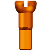Sapim Spaak Nipple 14 Polyax 14mm Orange Aluminium (100.)
