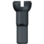 Sapim Spaak Nipple 14 Polyax 16mm Brass Black (100.)