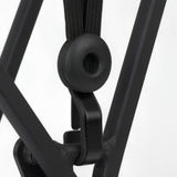 Widek trio bindeøje med krog 24+2x12mm sort sort