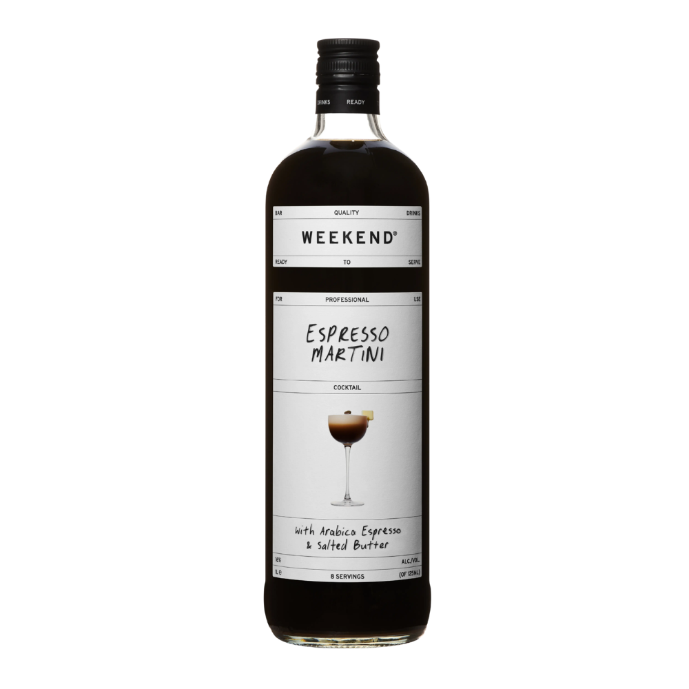 Weekendcocktails espresso martini 14,9% 1 liter