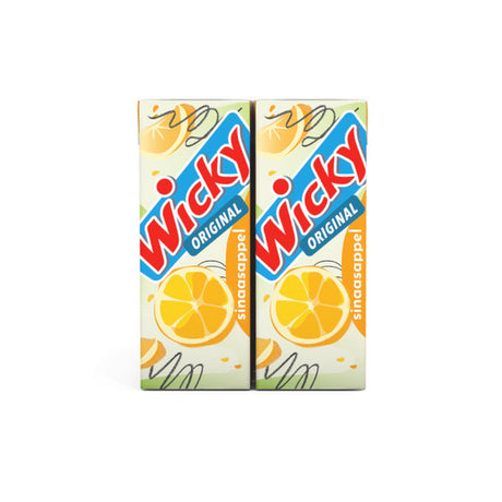 Wicky drink sinaasappel pakje 20cl (5x 6-pack)