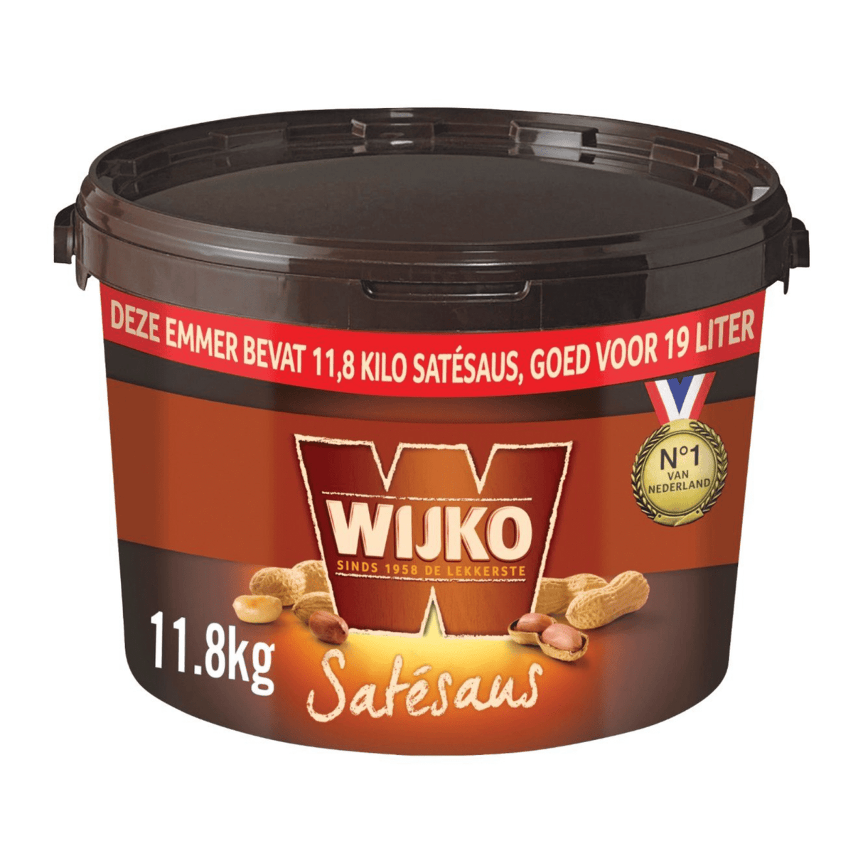 Wijko satay sauce pasta bøtte (11,8 kg)