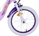 Wunsch Disney Wish børnecykel - piger - 16 tommer - lilla - to håndbremser