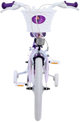 Wunsch Disney Wish børnecykel - piger - 16 tommer - lilla - to håndbremser