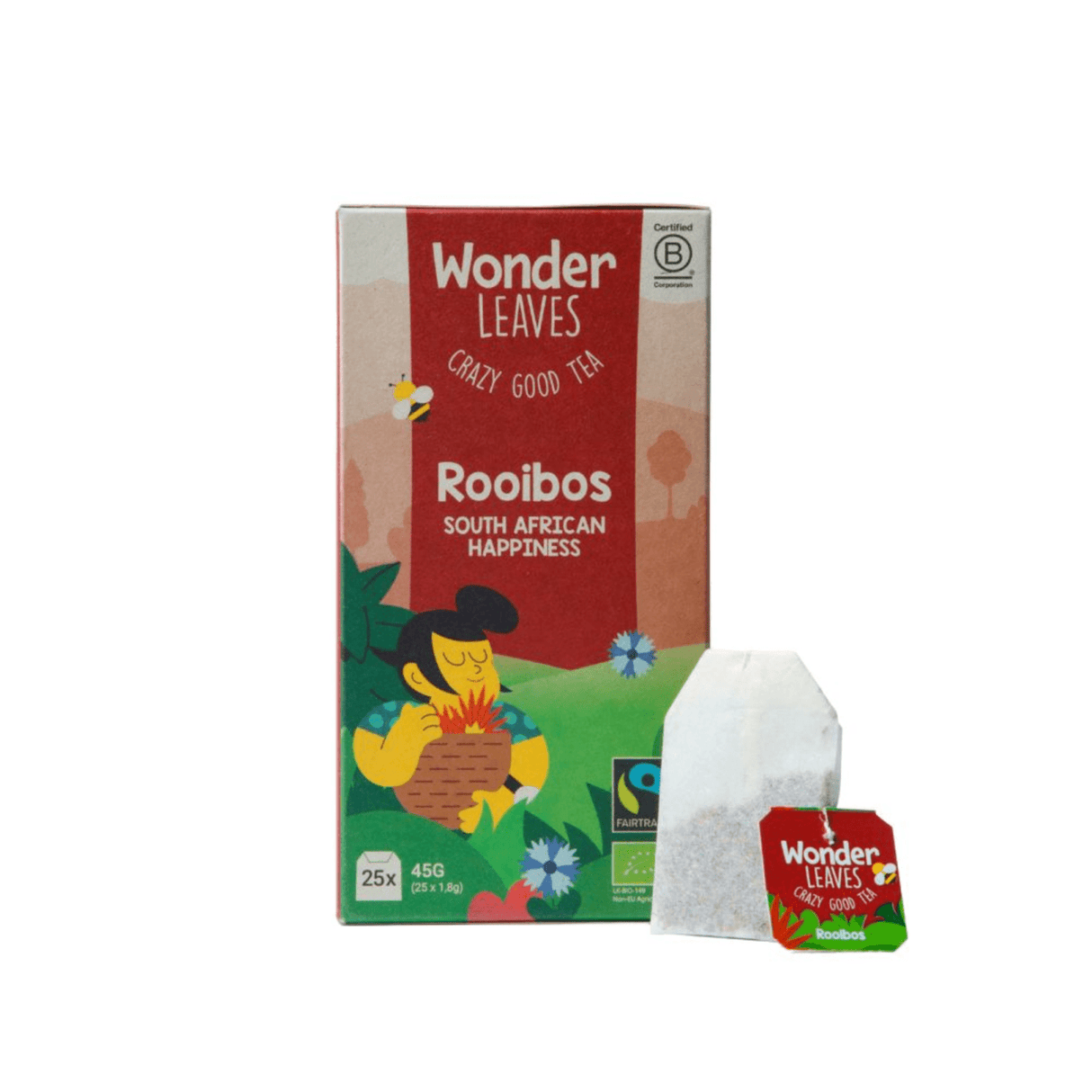 Wonder leaves økologisk ft rooibos happiness (25x 1,8gr)