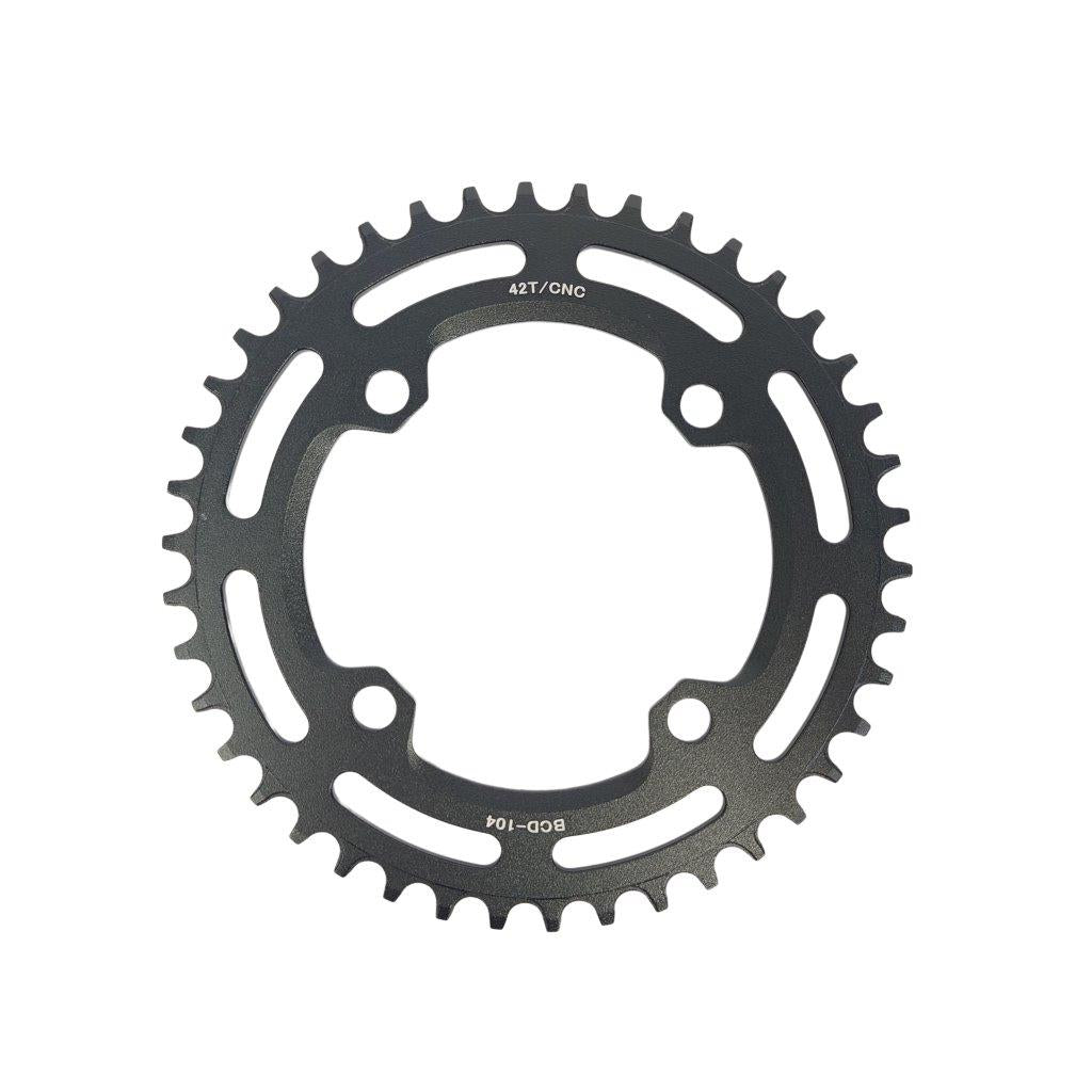 Xtrabike kæde top 42t 4arms sort