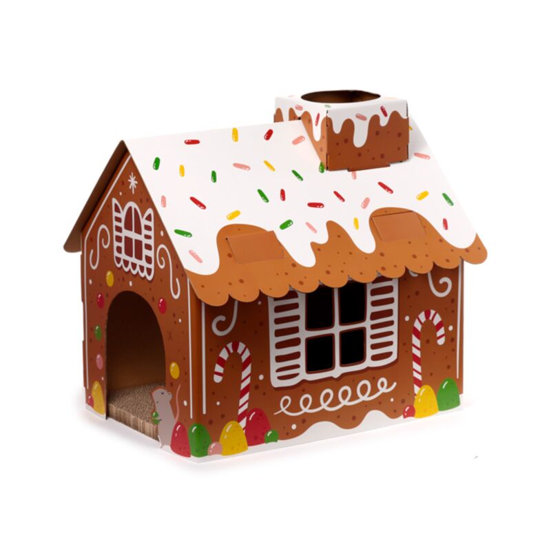 Abi DIY Christmas Ginger Lane 100% pap Kattelegehus